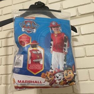 Nickelodeon Kids Paw Patrol Marshall Costume Size Small 4-6